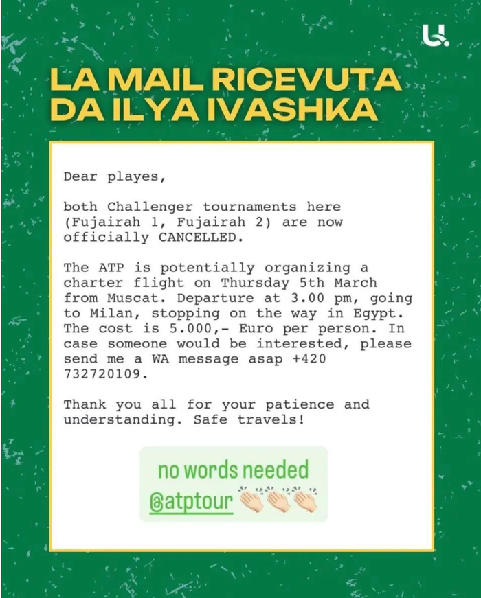 ATP承担周意等人离境费，王欣瑜IW首秀对手确定|汤姆贾诺维奇|球员|费用|挑战赛|澳大利亚_新浪体育_新浪新闻